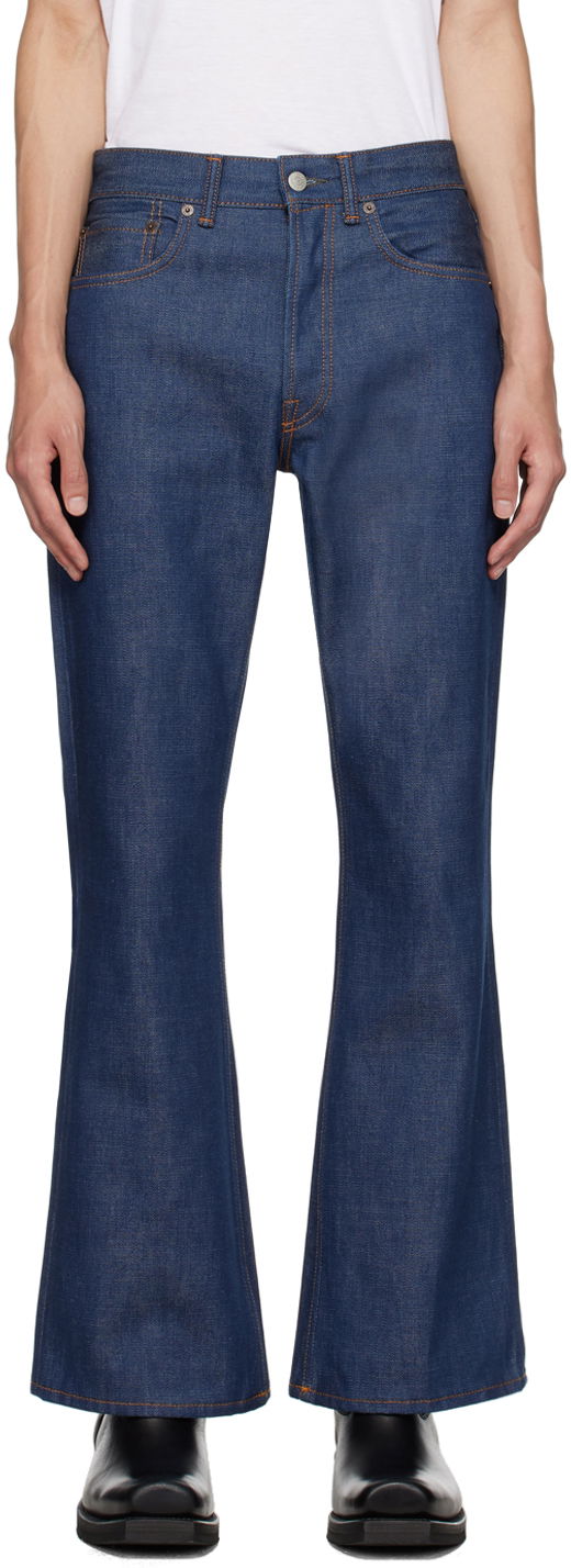 Дънки Acne Studios Regular Fit Jeans Тъмно синьо | B00296-, 0