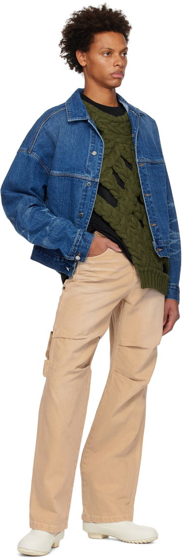 Яке We11done We11done Printed Denim Jacket Синьо | WD-DJ3-22-376-U-BL, 3