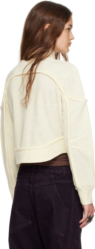 Пуловер Eckhaus Latta Eckhaus Latta Pallas Turtleneck Бяло | 1404-EL-PF25-M -, 2