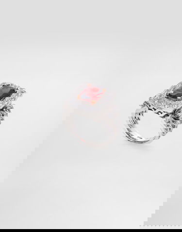 Пръстен Dolce & Gabbana Dolce & Gabbana Eleganza Garnet and Sapphire Ring, 18K White and Rose Gold Червено | WRSA4GWGAR1W8266, 1