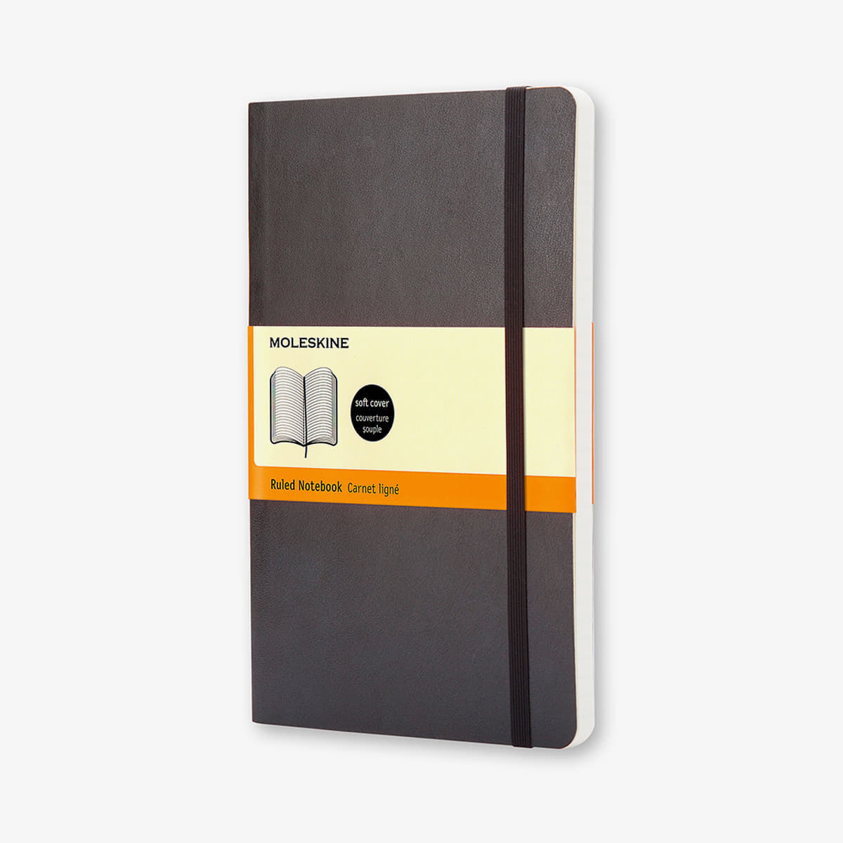 Дневник Moleskine Ruled Soft Cover Notebook Черно | 9788883707100, 0