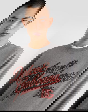 Суитчър Dolce & Gabbana Dolce & Gabbana Embroidered Cotton Sweatshirt Сиво | G9ABJZG7PFVS8291, 3