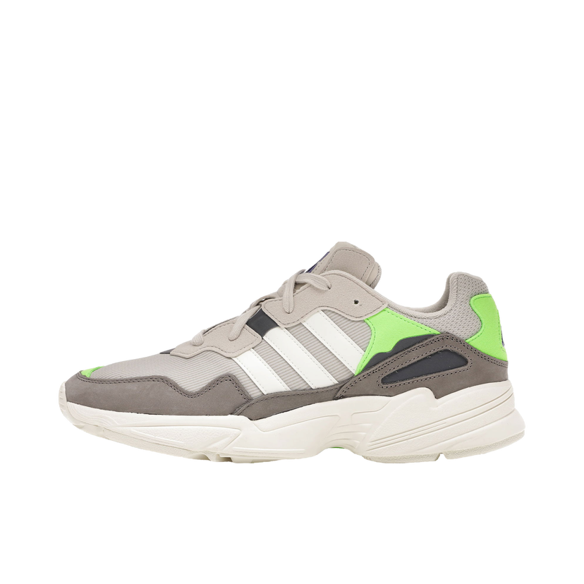 Кецове и обувки adidas Originals Yung-96 Off White Solar Green Сиво | F97182