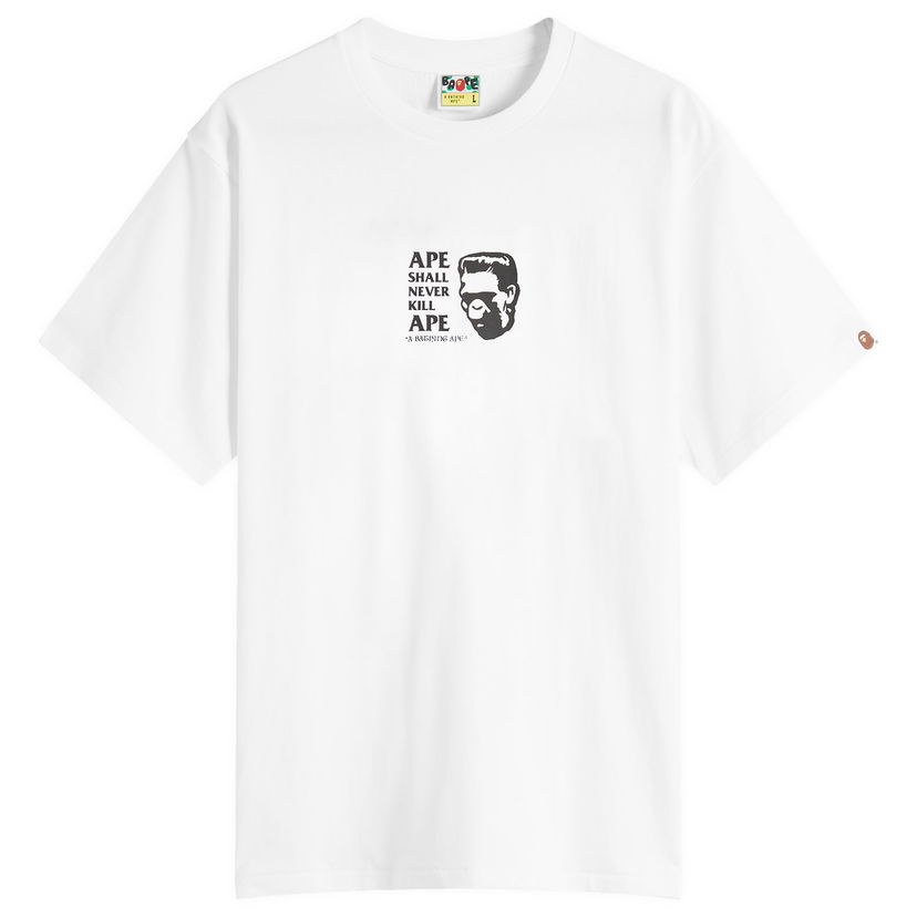 Тениска BAPE A Bathing Ape Frankenstein Graphic T-Shirt Бяло | 001TEL801338M-WHT