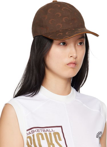 Шапка с козирка Marine Serre Marine Serre Moon Jacquard Twill Baseball Cap Кафяво | UHG049A CWOV0063, 3