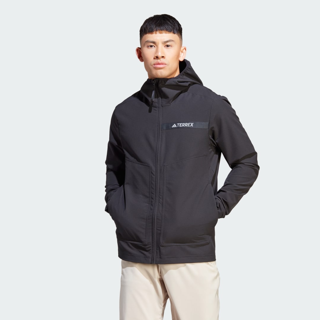 Яке adidas Performance TERREX Multi Soft Shell Черно | HZ4425, 0