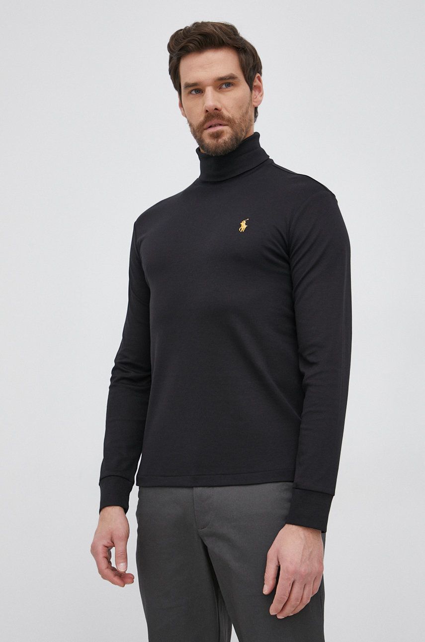 Суитчър Polo by Ralph Lauren Roll Neck Cotton Sweatshirt Черно | 710853205001, 0