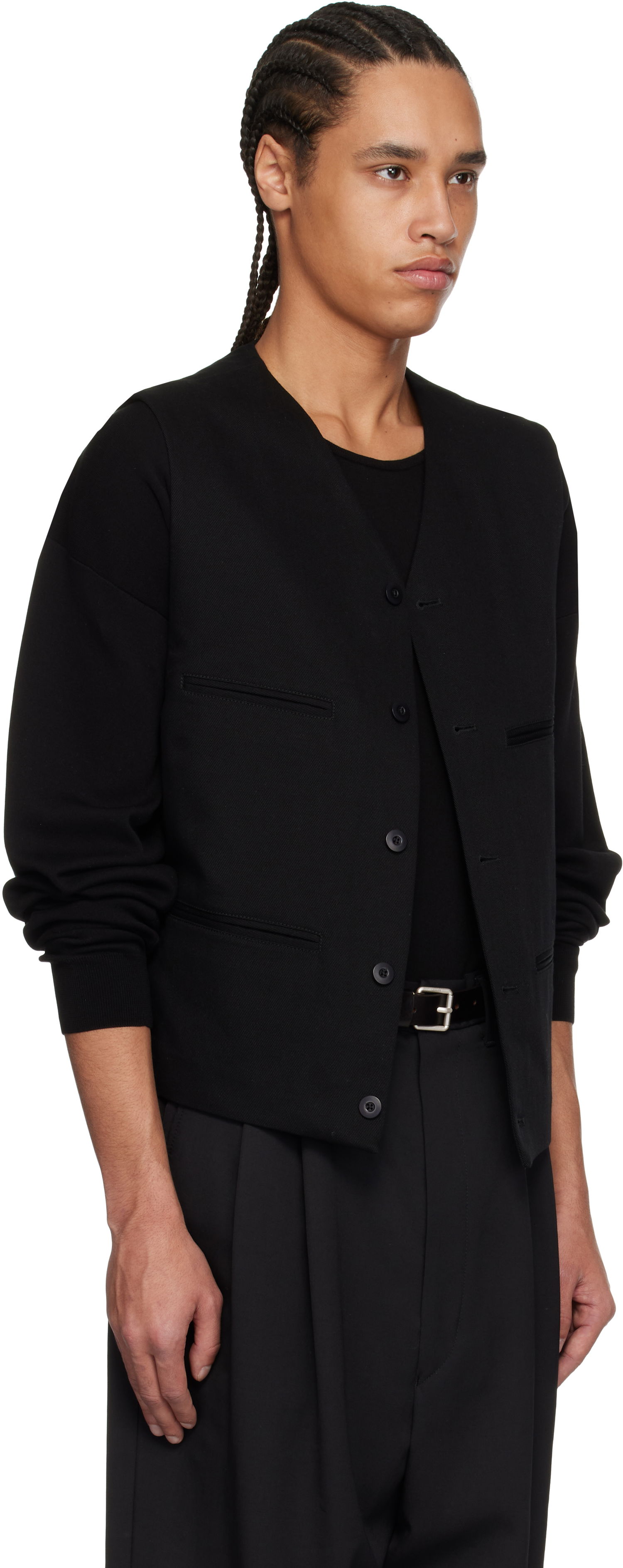 Жилетка LEMAIRE Lemaire Waistcoat Vest Черно | OW1147 LF1365, 1