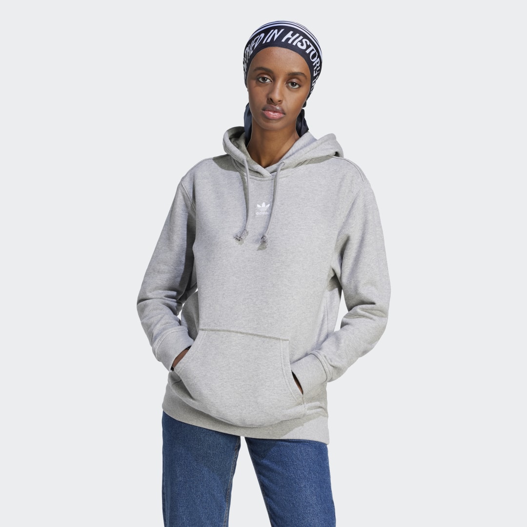 Суитчър adidas Originals Adicolor Essentials Regular Hoodie Сиво | IJ9760, 1
