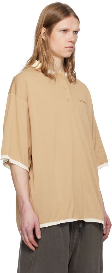 Поло тениска HED MAYNER Hed Mayner Embroidered Polo Бежово | HMMA75076R-HA605A, 1