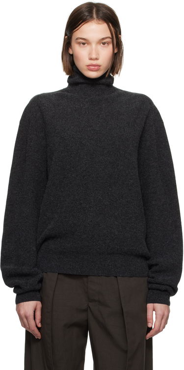 Пуловер LEMAIRE LEMAIRE Ribbed Turtleneck Sweater Сиво | TO1315 LK1026, 0