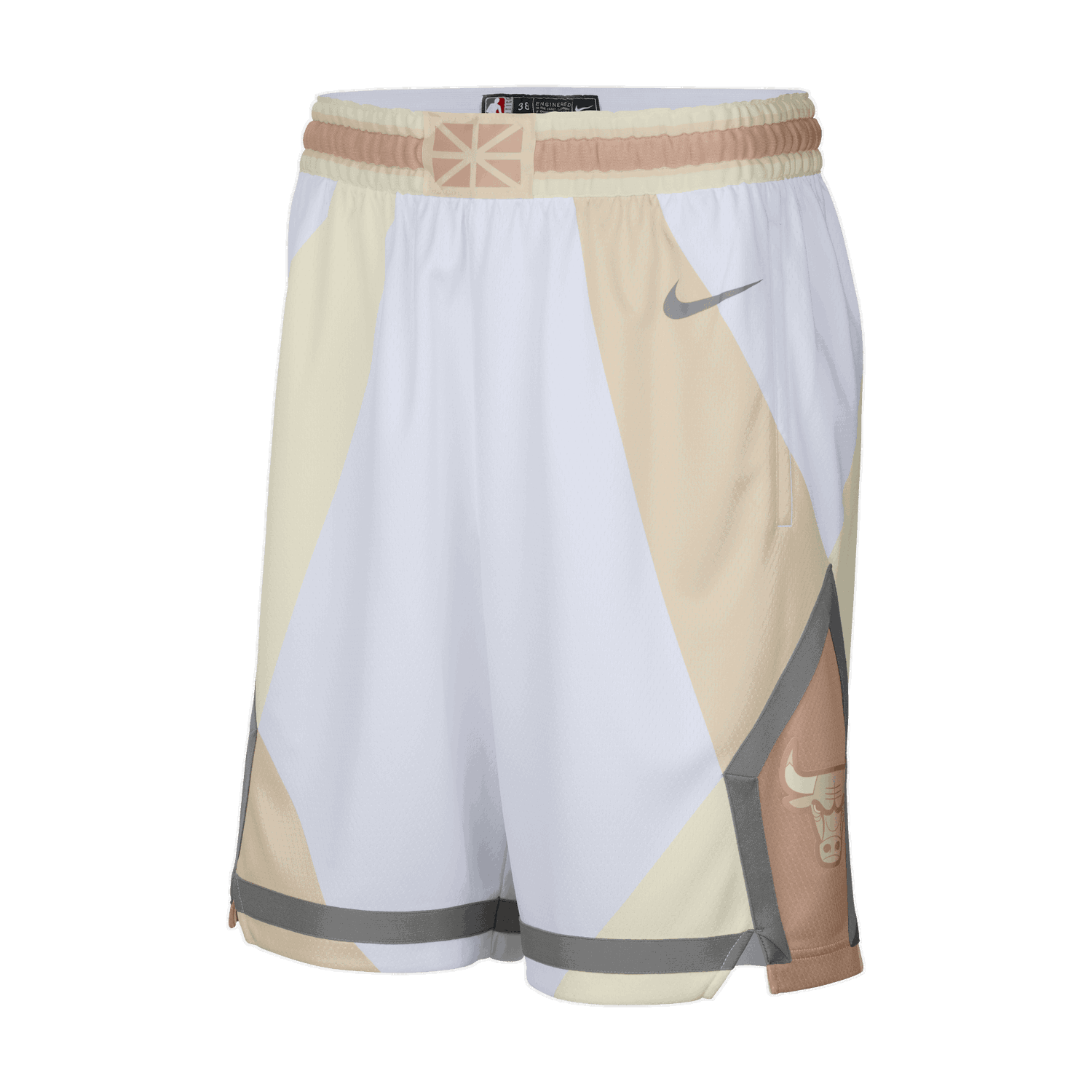 Къси панталони Nike Dri-FIT NBA Swingman Chicago Bulls City Edition 2024/25 Бяло | FQ4401-100, 0