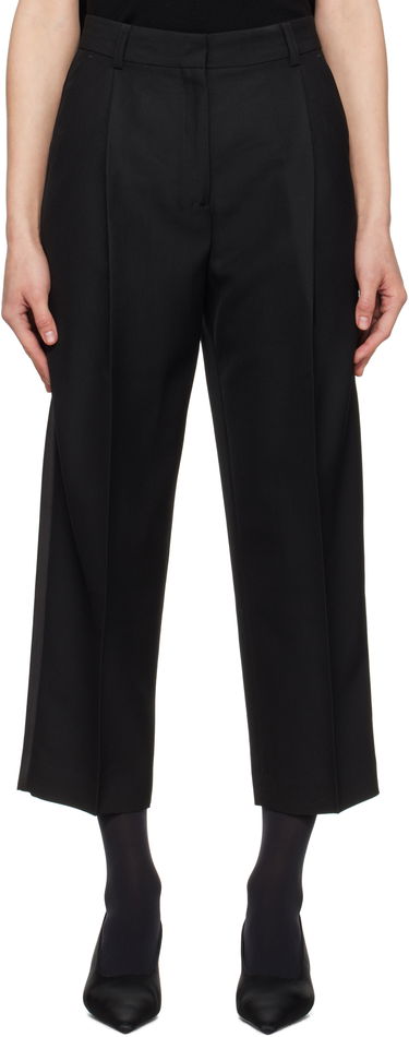 Панталони TOTEME TOTEME Pleated Straight Trousers Черно | 251-WRB0254-FB0026, 0