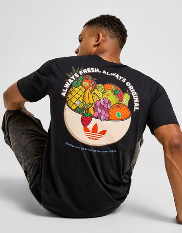 Тениска adidas Originals adidas Fruit Bowl Graphic T-Shirt Черно | KD6628, 0