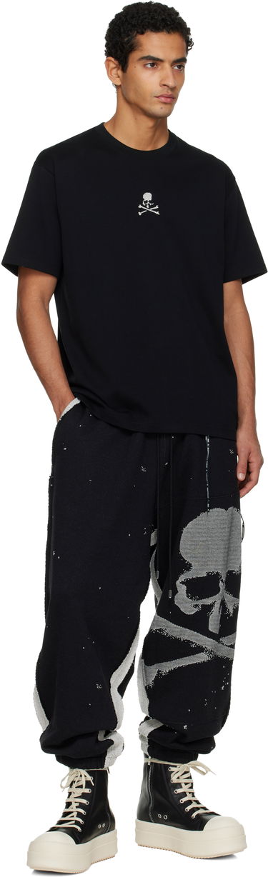 Спортни панталони Mastermind WORLD SCENE XV Daydream Skull & Crossbones Cut-Off Sweatpants Черно | MW25S15-PA040-001, 3