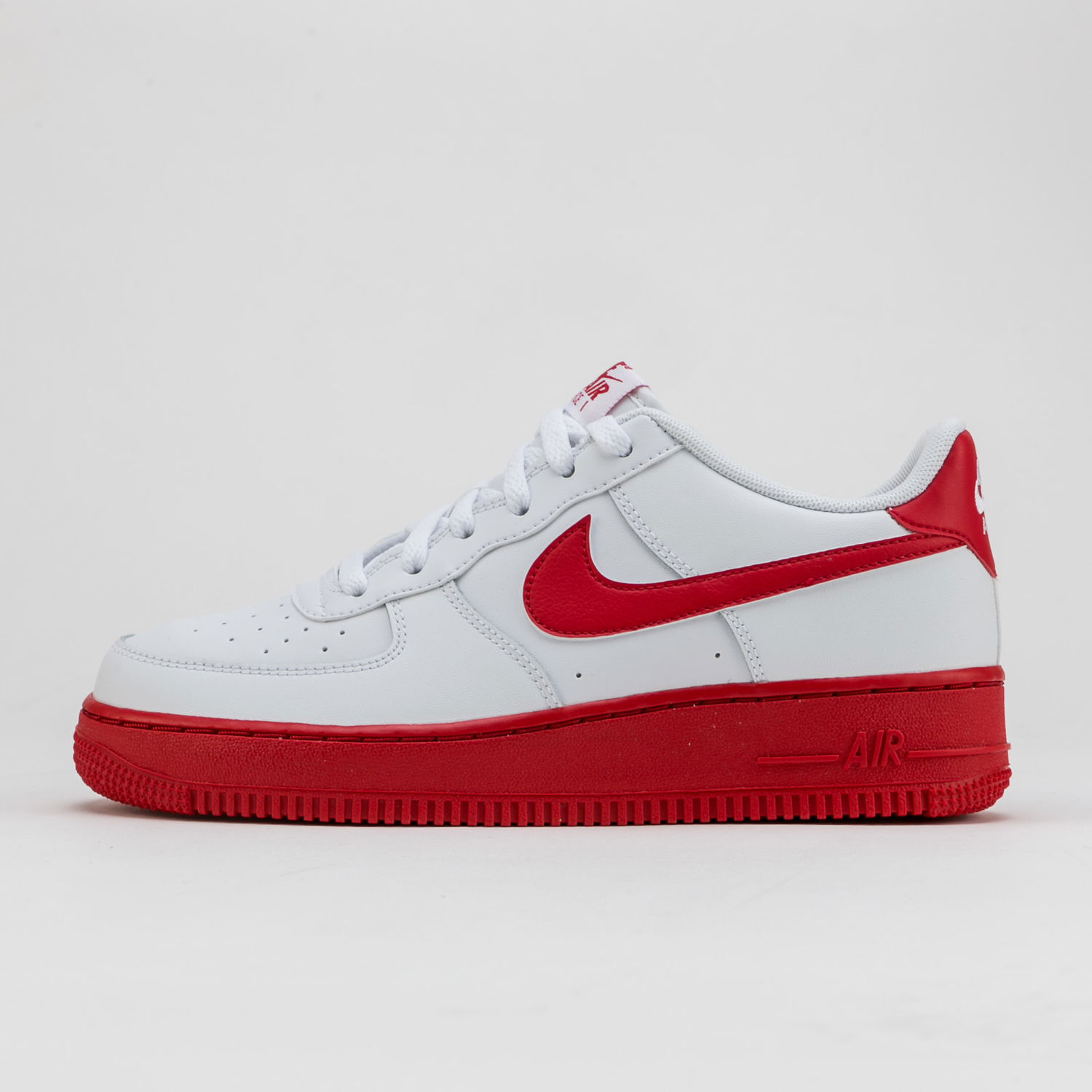 Кецове и обувки Nike Air Force 1 "White Red Sole" GS Бяло | CV7663-102, 0