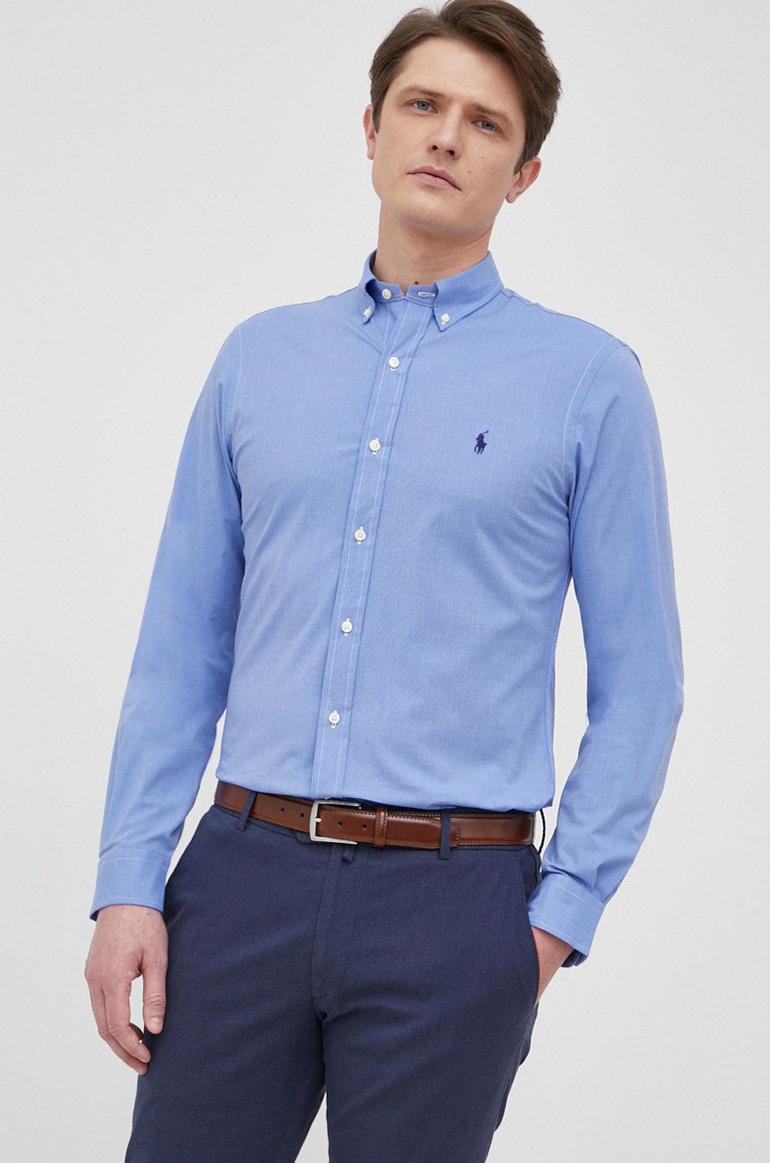 Риза Polo by Ralph Lauren Shirt Синьо | 710832480003, 0