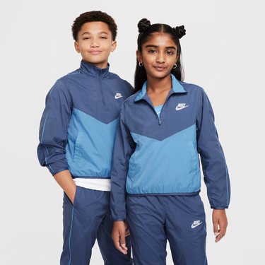 Комплект Nike Nike Sportswear Tracksuit Big Kids Синьо | FD3058-491, 2
