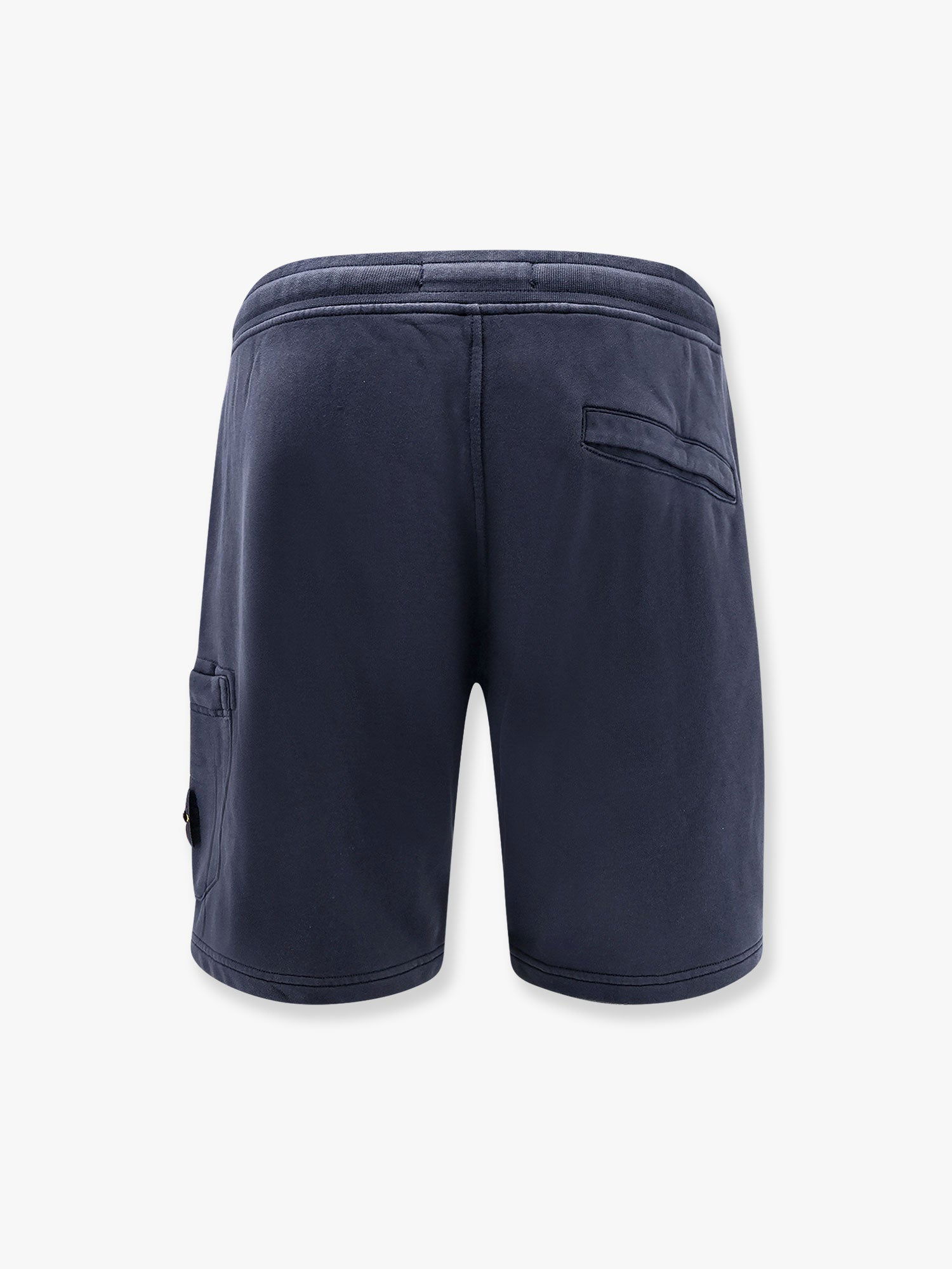 Къси панталони Stone Island Men's Blue Cotton Bermuda Shorts with Patch Pocket Тъмно синьо | K1S156200012S0051V0020, 1