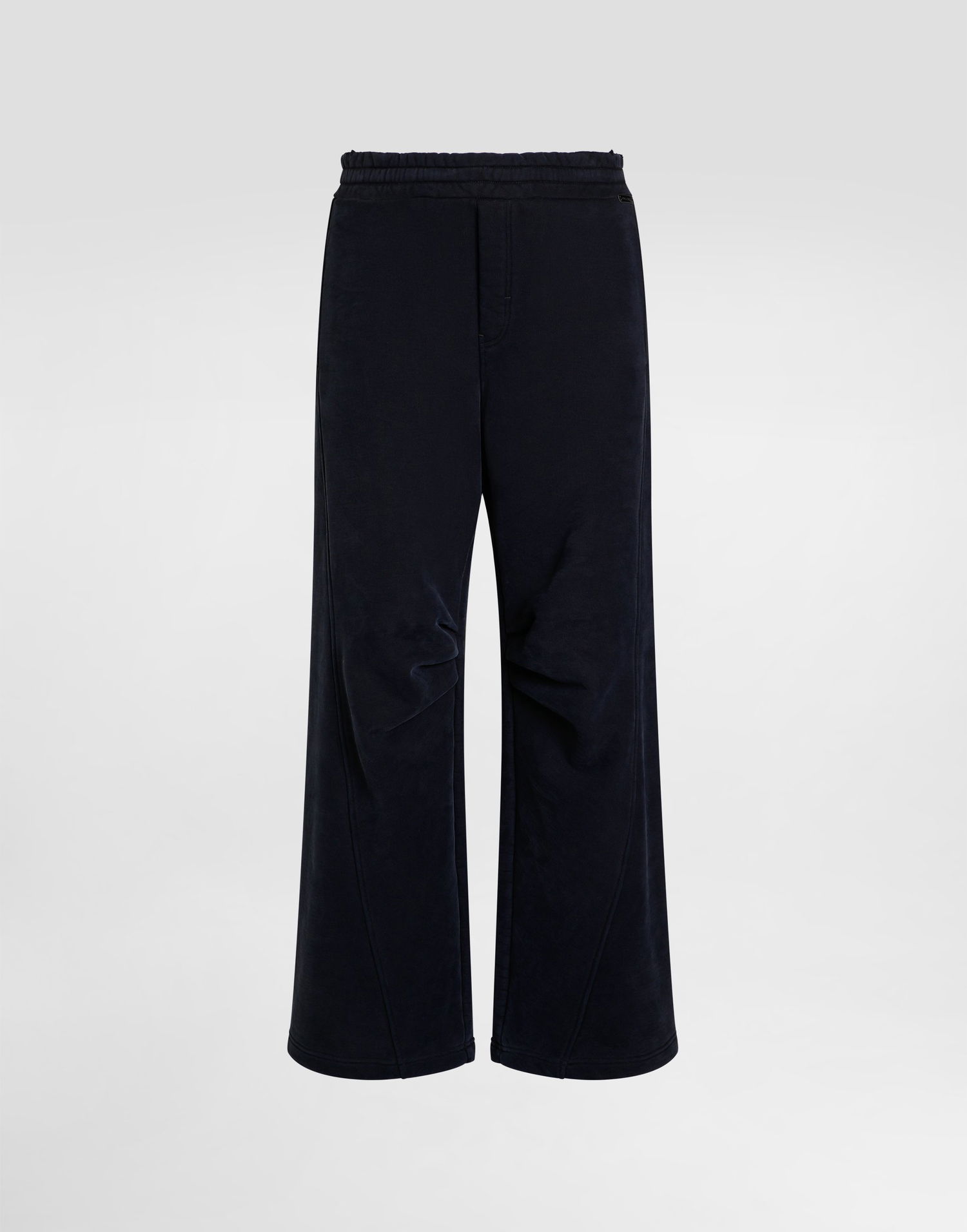 Панталони Dolce & Gabbana Dolce & Gabbana Cotton Cropped Trousers Тъмно синьо | GP177TG7PLDN0000, 0