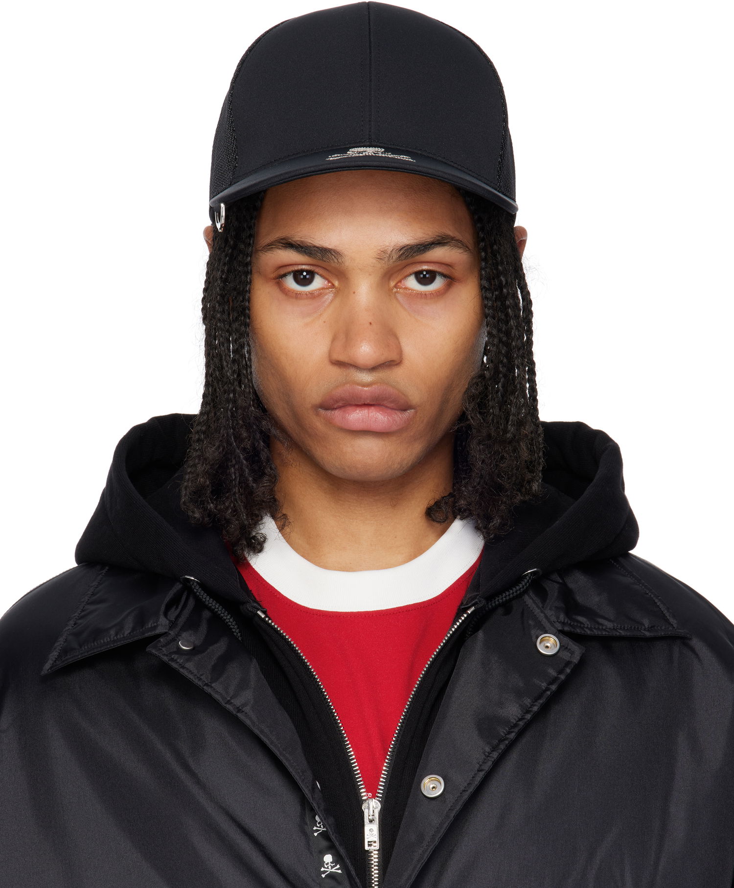 Шапка с козирка Mastermind WORLD Mastermind World Swarovski Crystal Baseball Cap Черно | MW25S14-CA002-605, 0
