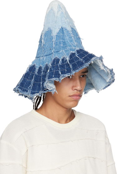 Шапка Who Decides War Who Decides War Highest Point Denim Bucket Hat Синьо | 1341550008SS25, 1