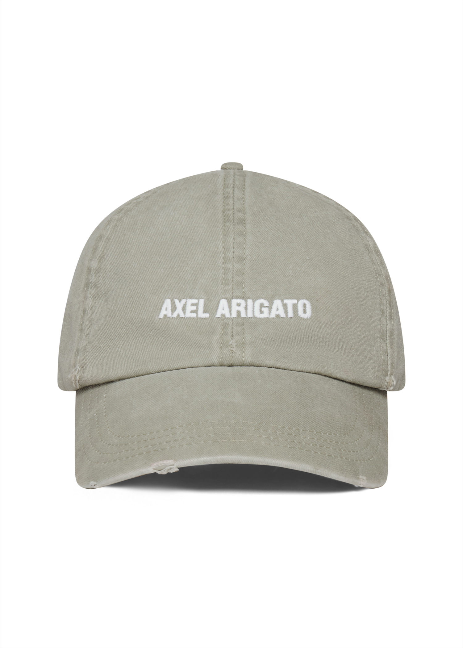 Шапка с козирка AXEL ARIGATO Distressed Embroidered Baseball Cap Бежово | X0101013, 1