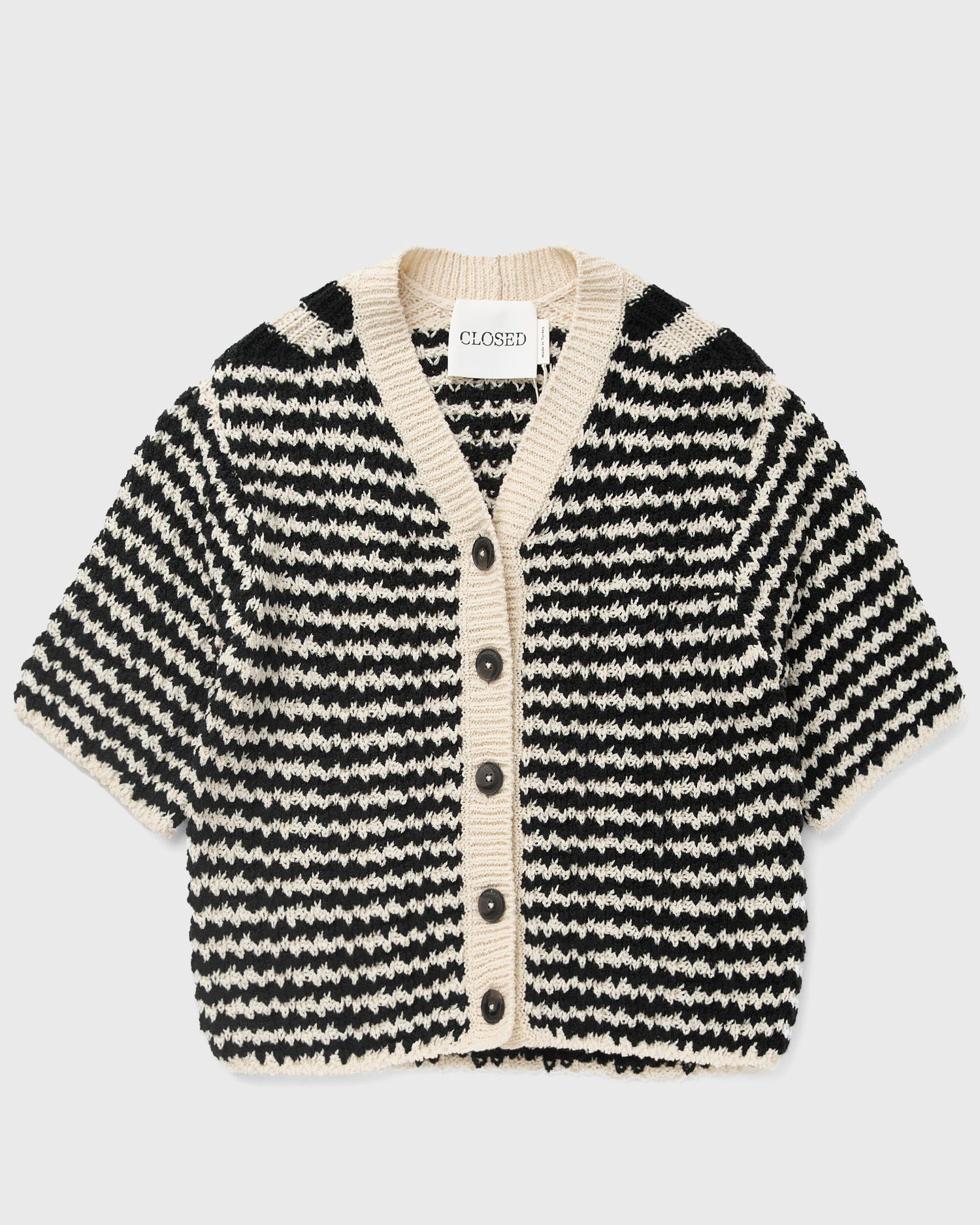 Пуловер CLOSED V CARDIGAN SHORT SLEEVE Черно | C96438-95M-ST-100, 0