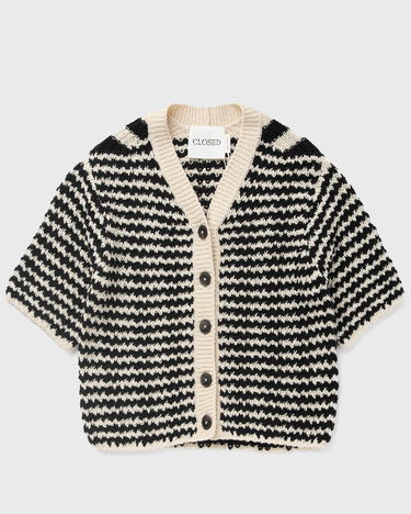 Пуловер CLOSED V CARDIGAN SHORT SLEEVE Черно | C96438-95M-ST-100, 0