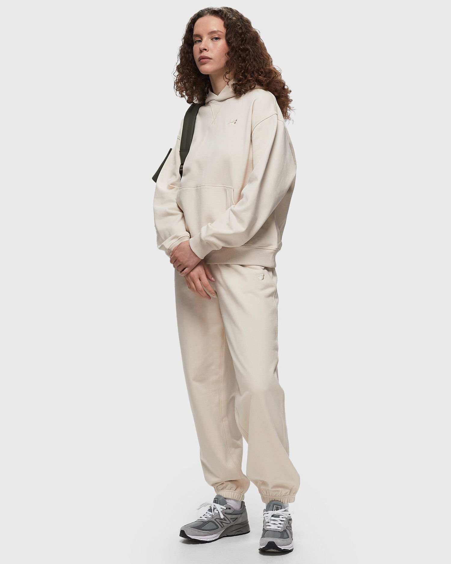 Суитчър New Balance Athletics French Terry Hoodie Бежово | WT41537-LIN, 1