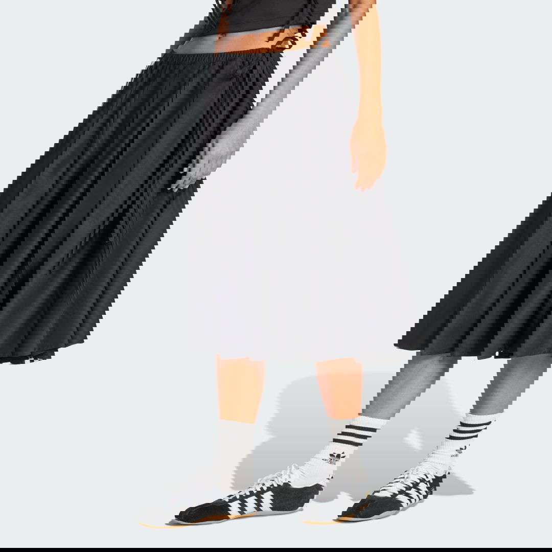 Пола adidas Performance Pleated Maxi Skirt with Tie Черно | JW0114, 0