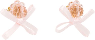 Обеци Simone Rocha Simone Rocha Petite Bow Daisy Stud Earrings Бежово | ERG552 0903, 2