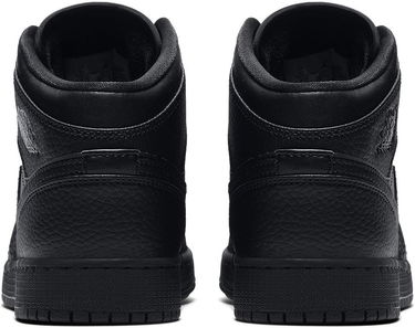 Кецове и обувки Jordan Air Jordan 1 Mid GS "Triple Black" Черно | 554725-091, 5