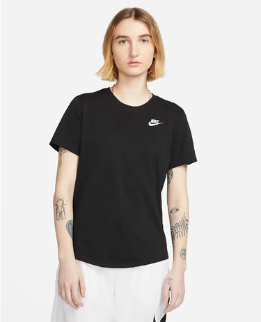 Тениска Nike Sportswear Club Essentials Tee Черно | DX7902-010, 0