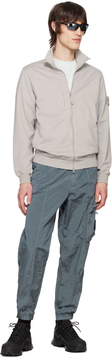 Пуловер Stone Island Stone Island Stretch Zip-Up Jacket Сиво | K1S15 6100012 S00F3, 4