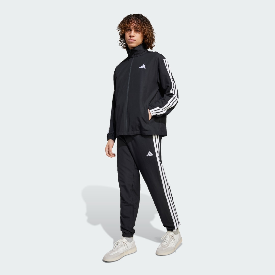 Комплект adidas Performance 3-Stripes Woven Tracksuit Черно | JI8849, 0