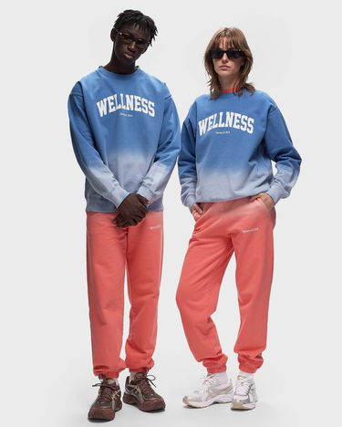 Суитчър Sporty & Rich Wellness Ivy Dip Dye Crewneck Sweatshirt Синьо | WS067S413WB, 1