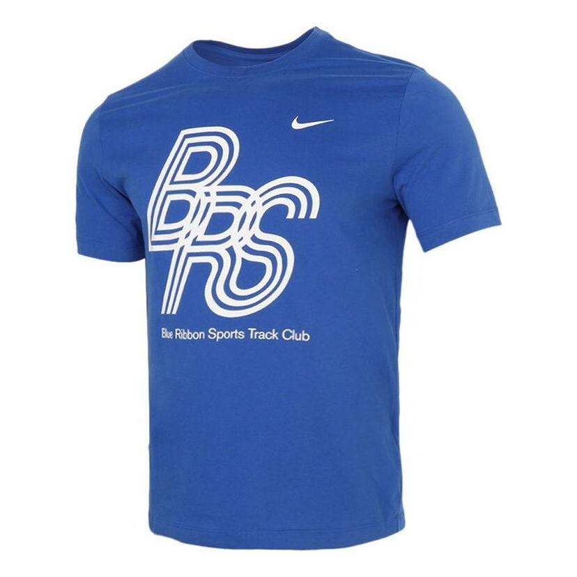 Тениска Nike Crew-Neck Short Sleeve T-Shirt Синьо | DA7593-480