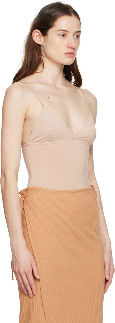 боди Baserange Sleeveless Slim-Fit Bodysuit Бежово | ONMI, 1