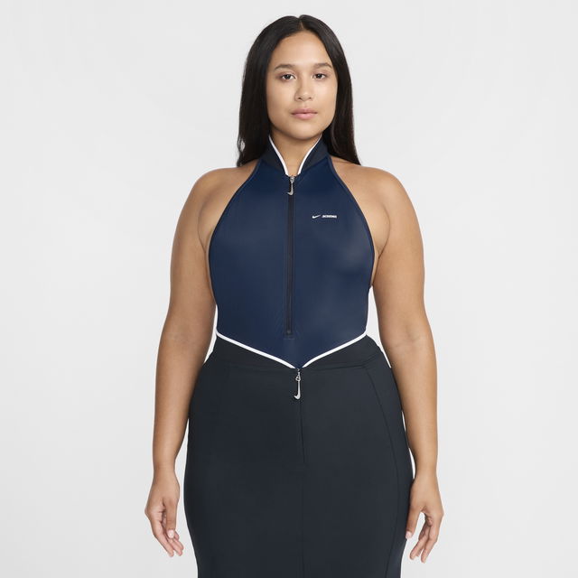 Jacquemus x High-Neck 1-Piece Swimsuit