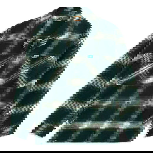 Риза Li-Ning BADFIVE Basketball Loose Plaid Shirt Зелено | ASHR195-1