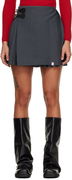 Charles Jeffrey LOVERBOY Pleated Kilt Miniskirt with Buckle Details