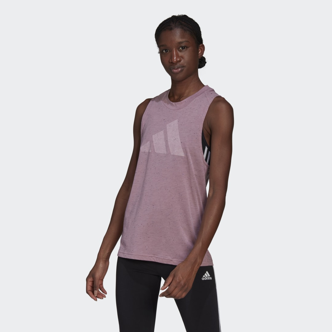 Потник adidas Originals Sportswear Future Icons Winners 3.0 Tank Top Лилаво | HE4185, 0