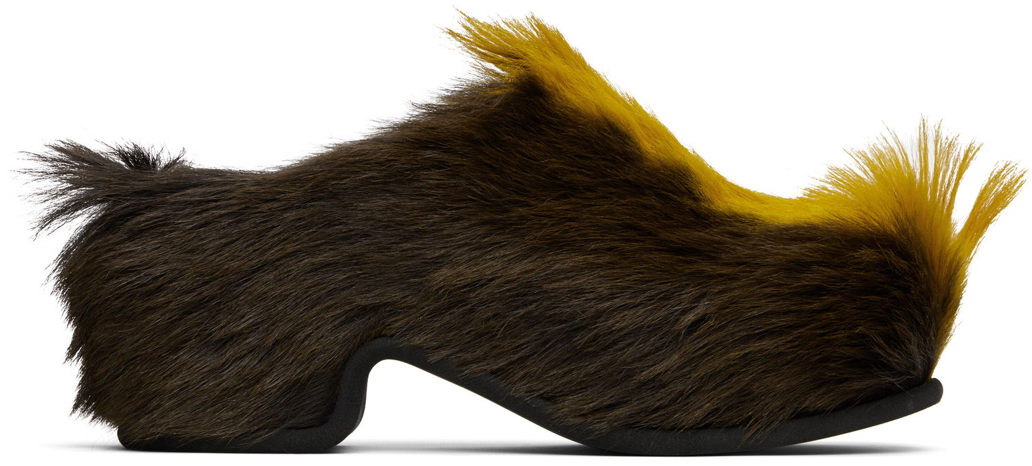 Облекло Dries Van Noten Dries Van Noten Platform Clogs Кафяво | MS251-1581, 0