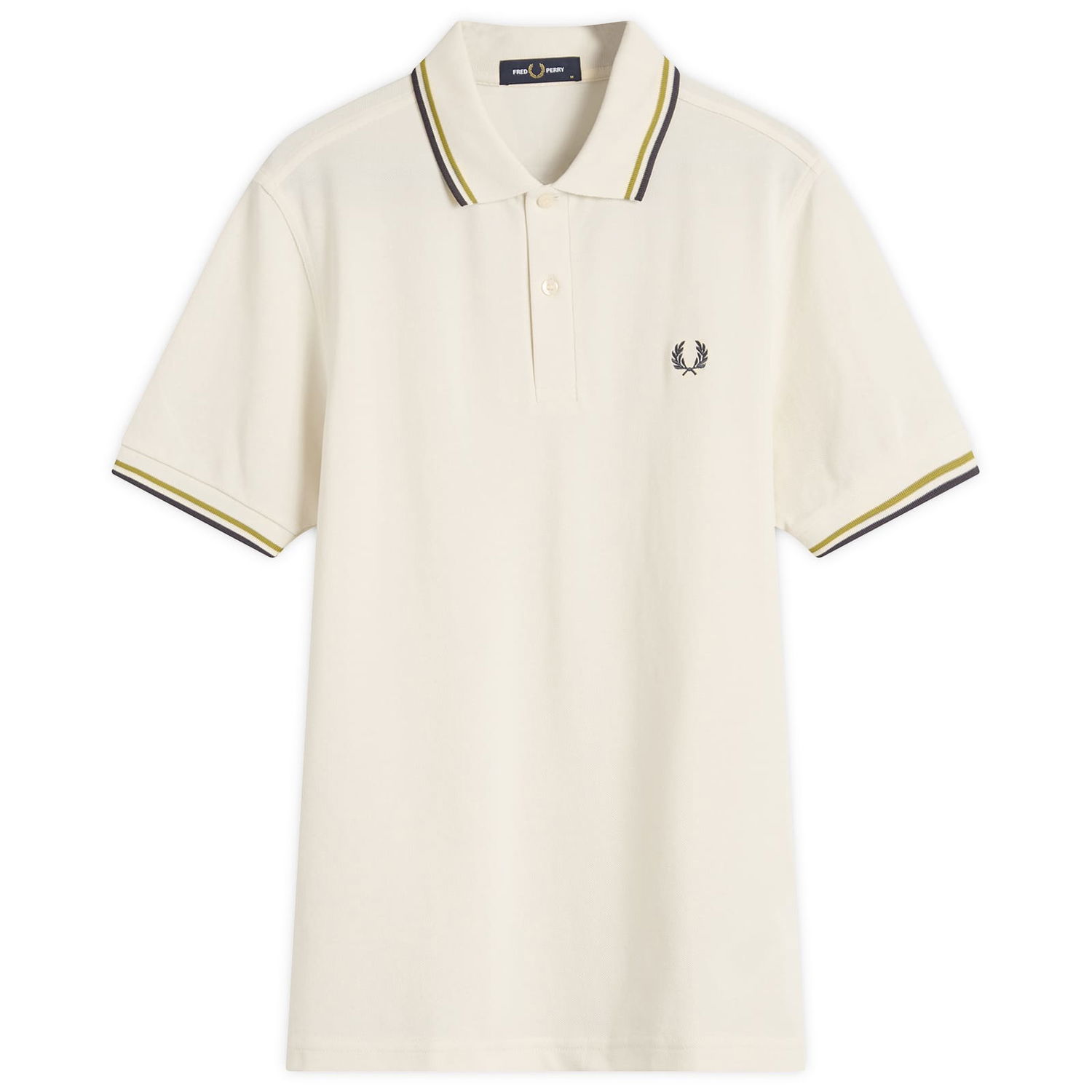 Поло тениска Fred Perry Fred Perry Twin Tipped Polo Shirt, Size Large Бяло | M3600-46A, 1