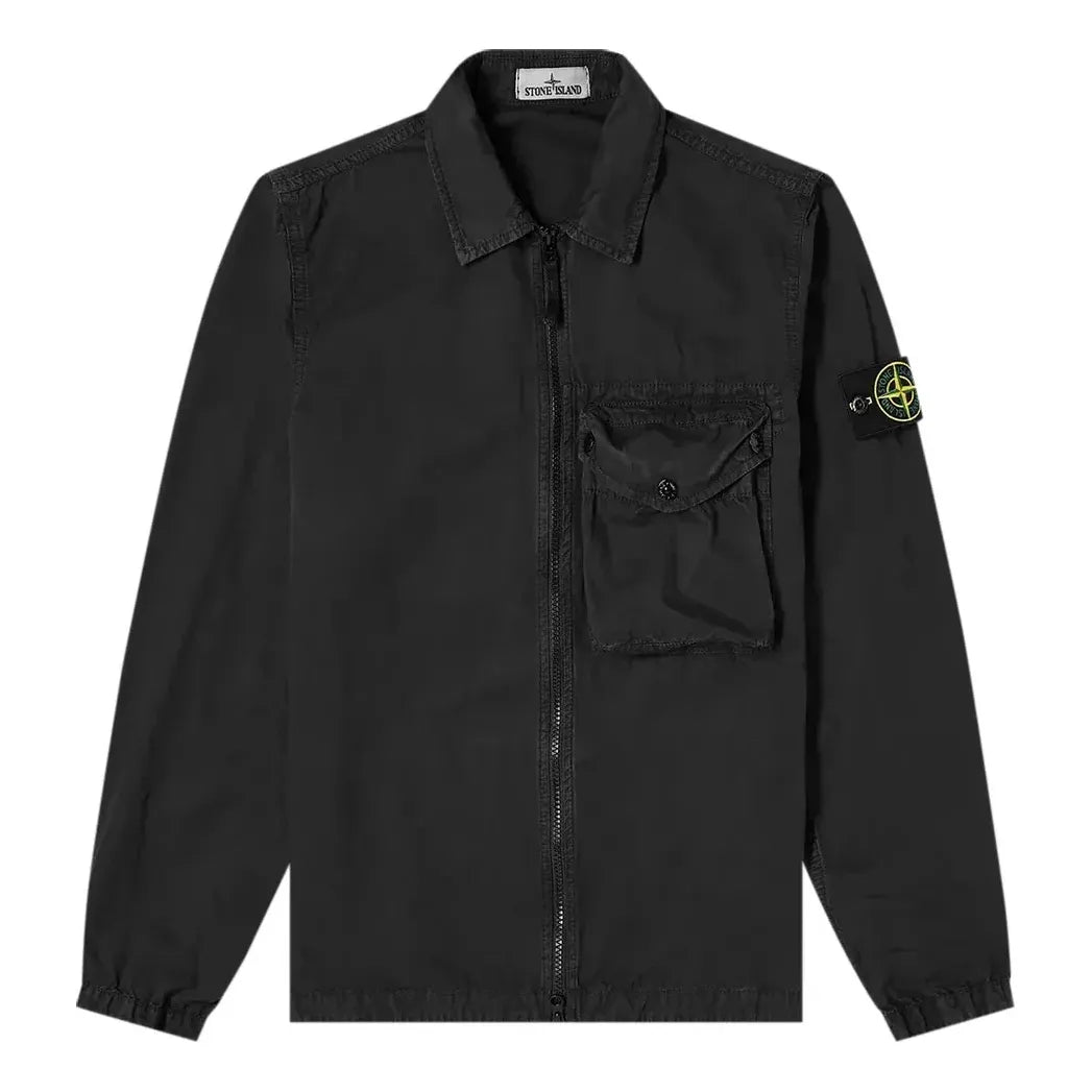 Риза Stone Island Zip Pocket Overshirt Черно | 7415117WN-V0129, 0