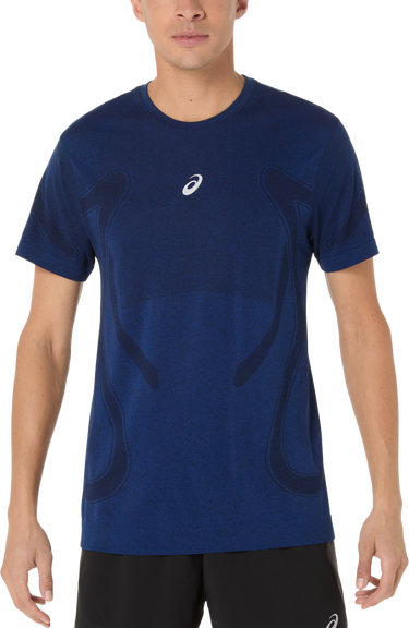 Тениска Asics Road Seamless Short Sleeve Running T-Shirt Синьо | 2011d355-400, 0