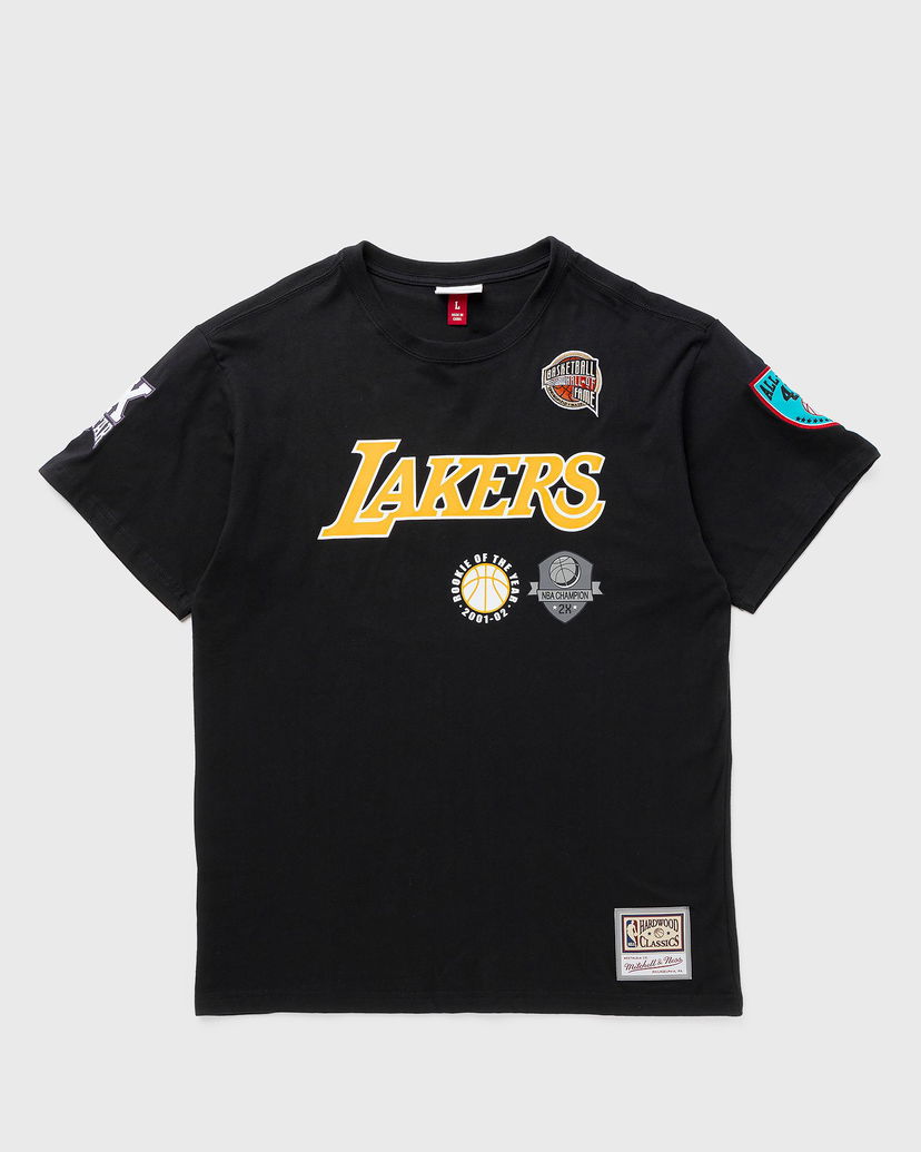 Тениска Mitchell & Ness NBA N&N PREMIUM TEE LOS ANGELES LAKERS HALL OF FAME PAU GASOL #16 Черно | TCRW6862-LALYYPGABLCK