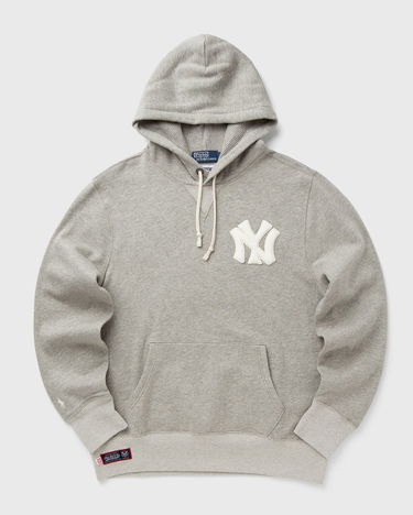 Суитчър Polo by Ralph Lauren Long Sleeve Hooded Sweatshirt with Waffle-Lined Hood and Kangaroo Pocket Сиво | 710982812001, 0