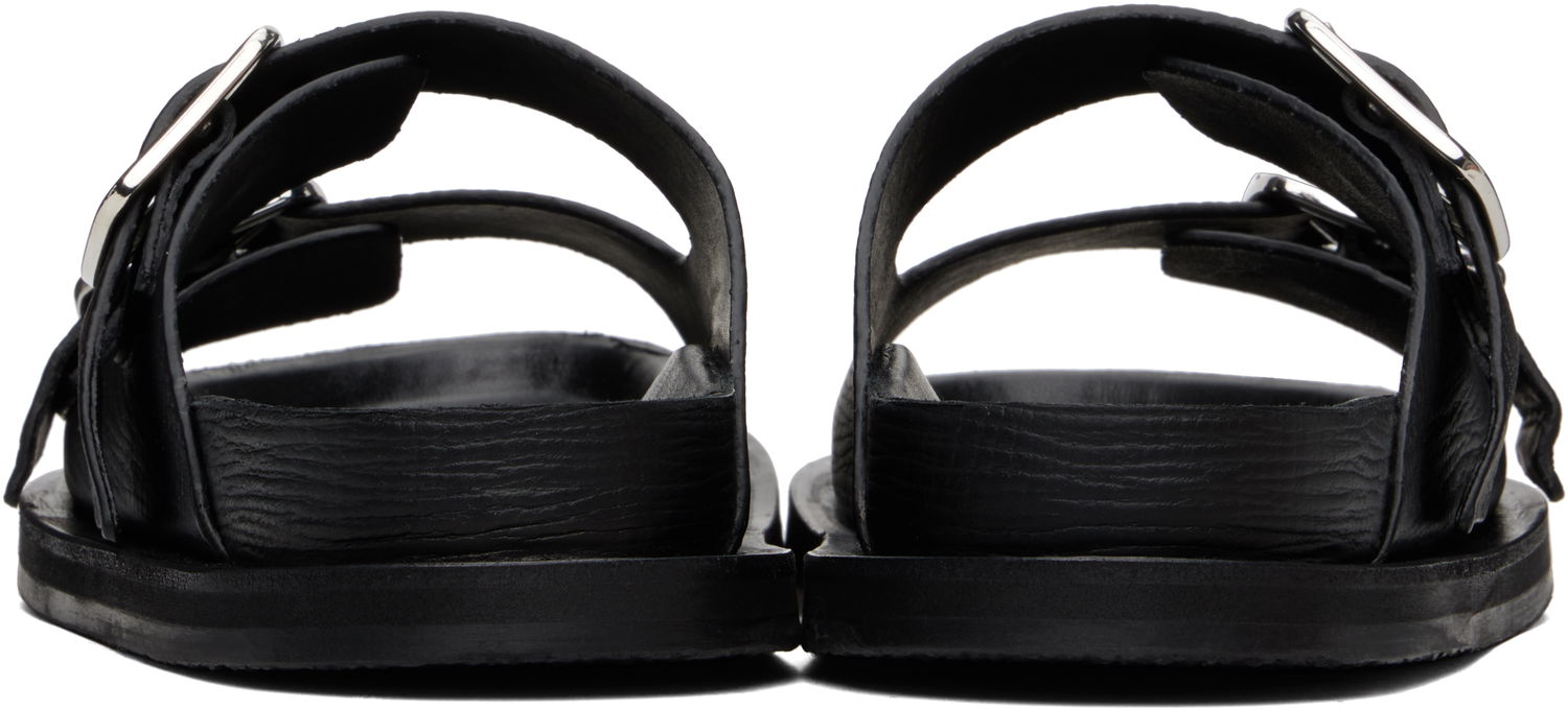 Облекло Studio Nicholson Studio Nicholson Denver Leather Sandals Черно | DENVER SNW - 1652, 1
